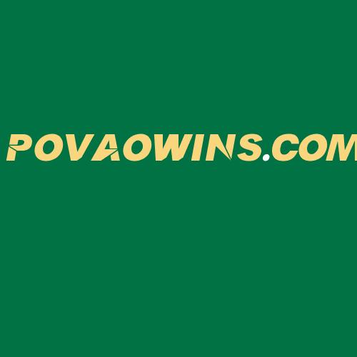 Logo da POVAOWINS